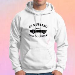 Classic Car of 1965 Ford Mustang Hoodie