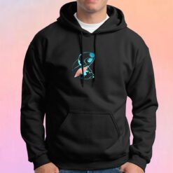 Cute Disney Neon Off Shoulder Hoodie
