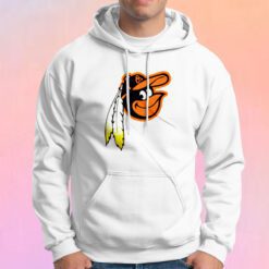 Cute Redskins Orioles Logo Hoodie