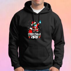 Dabbing Santa With Face mask Handwashing Hoodie