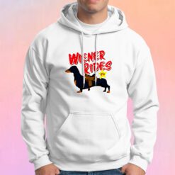 Dachshund Wiener Rides 25c Hoodie