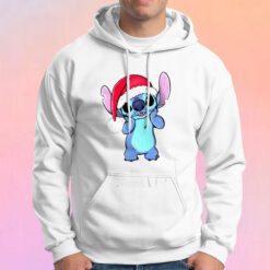 Disney Lilo Stitch Christmas Santa Hat Hoodie
