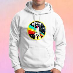 Distressed Logo Space Agency NASA Hoodie