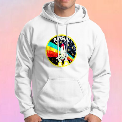 Distressed Logo Space Agency NASA Hoodie