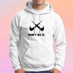 Dont Do It Fake Anti Logo Hoodie