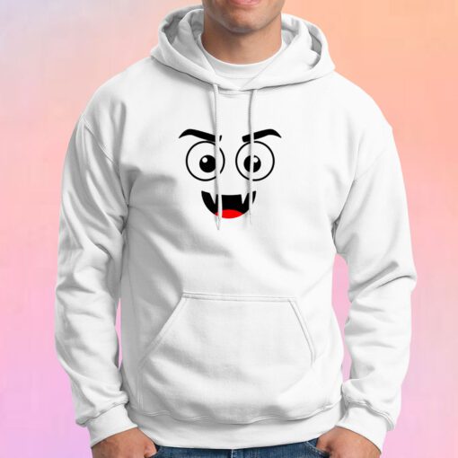 Dracula And Vampire Emoji Face Hoodie