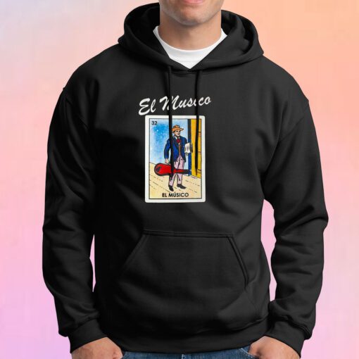 El Musico Loteria Mexican Bingo Hoodie