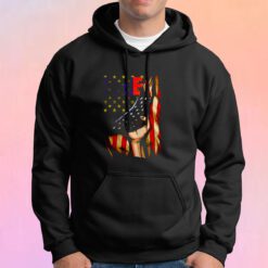 FedEx Logo American Flag Hoodie