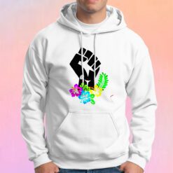 Floral black history Hoodie