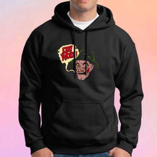 Freddy Krueger Stay Woke Poster Hoodie