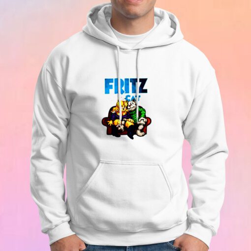 Fritz The Cat Retro Cartoon Hoodie