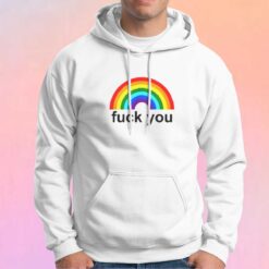 Fuck You Rainbow tee Hoodie