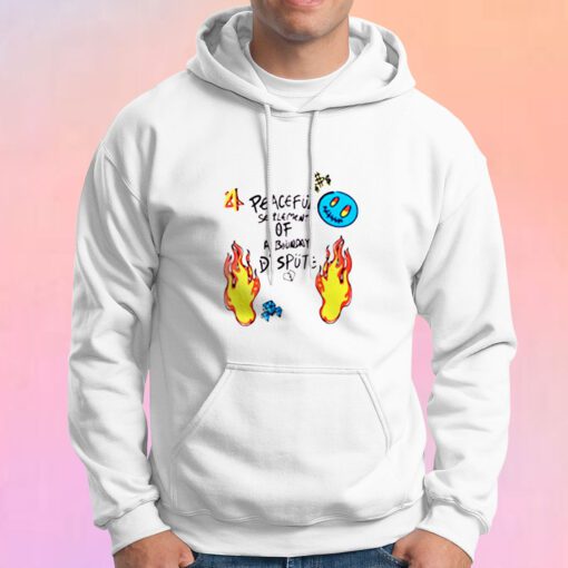 Funny Doodle Peaceful Hoodie