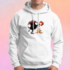Funny Evil Bug Gives Christmas Present Hoodie