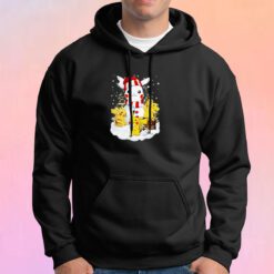 Funny Pikachu Snowman Christmas Hoodie