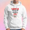 Funny Santa Runs On Coffee Hoodie