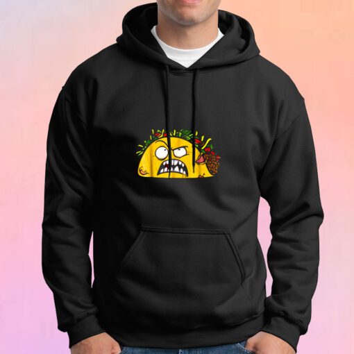 Funny Tacos Zombie Face Scary Halloween Hoodie