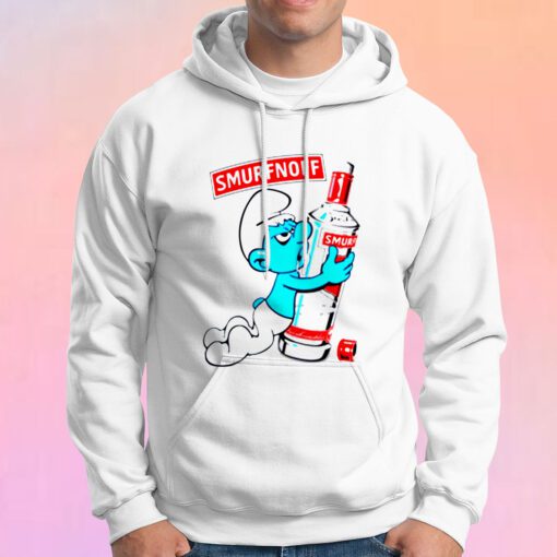 Funny The Smurfs parody Smurfnoff Hoodie