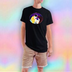 Gay Fairytale Disney Princess Kissing tee T Shirt