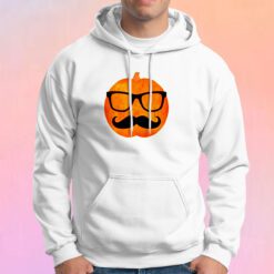 Halloween Pumpkin Hipster Hoodie