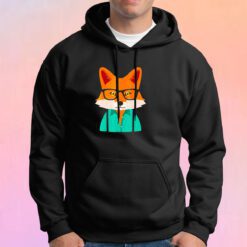 Hipster Fox Hoodie
