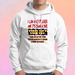 I Can Only Please One Person A Day Hoodie