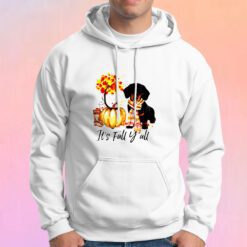 Its Fall Yall Dachshund Dog Halloween Hoodie