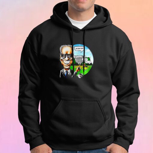 Joe biden pulling the swamp plug 46th Hoodie