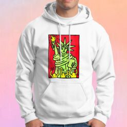 Keith Haring STATUE OF LIBERTY Pop Art Hoodie