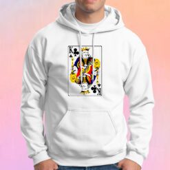 King Of Clubs Playing Card Hoodie