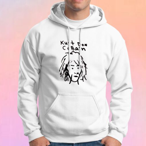 Kurt Cobain Sketch Vintage Hoodie