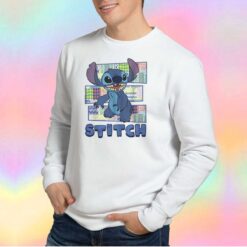 Lilo And Stitch Patterned tee Sweatshirt