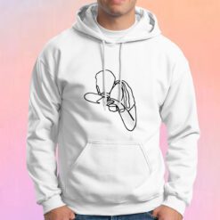 Line Art Hug Hoodie