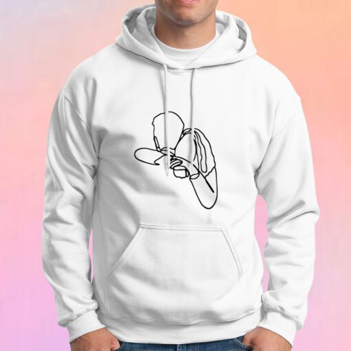 Line Art Hug Hoodie