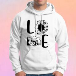 Love Camera Sunflower Hoodie
