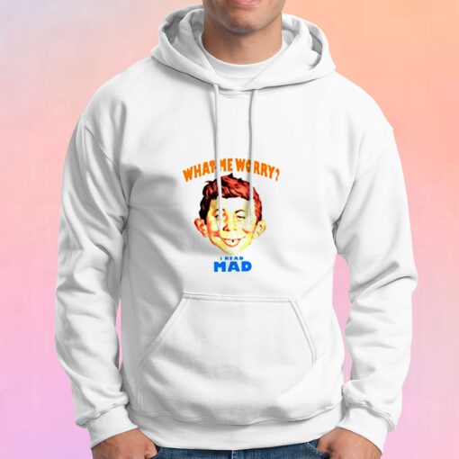 MAD MAG Alfred E Numan What Me Worry Hoodie