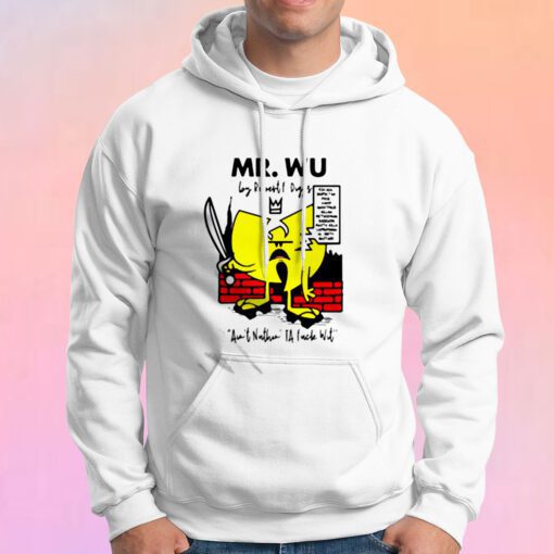 MR. WU Wu Tang Clan Baseball Hoodie