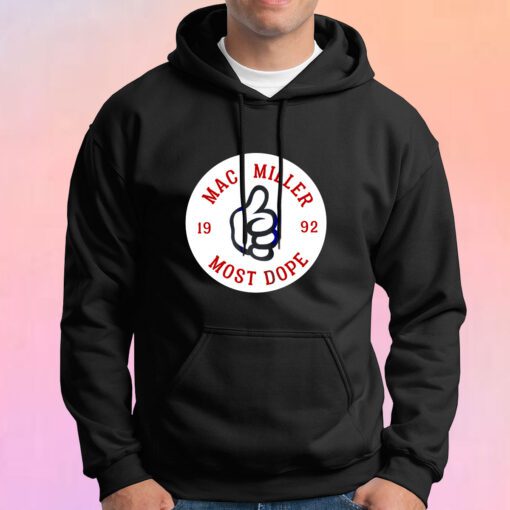 Mac Miller Most Dope Circle Logo Hoodie