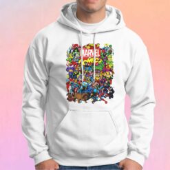 Marvel Comics Heroes Group tee Hoodie