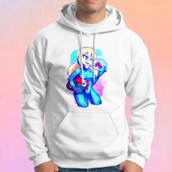 Metroid Samus Aran Cute Hot Sexy Girl Female Arcade Retro Hoodie