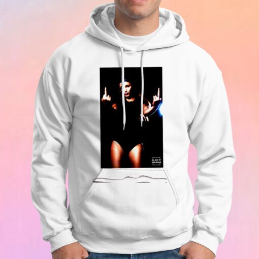 Middelfinger Fuck You Paris Swag Dope Pin Up Kate Moss Model Megan Fox Eleven Hoodie