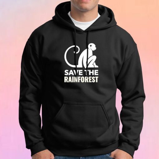 Monkey save the rainforest Hoodie