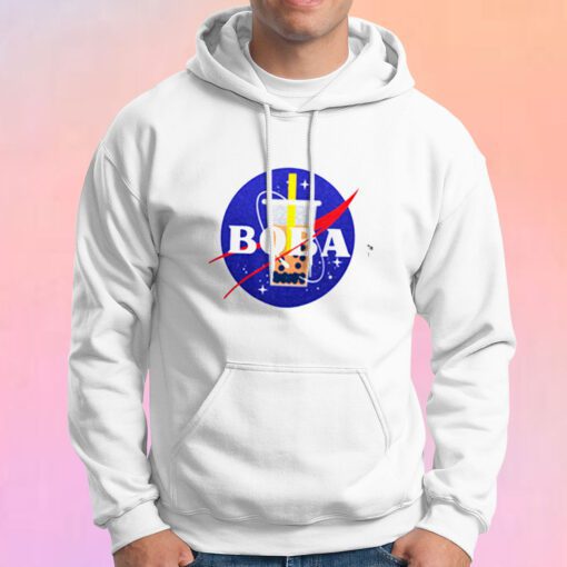 Nasa Boba Milk Tea Parody Hoodie