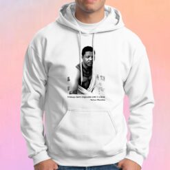 Nelson Mandela Quote and Photo Hoodie