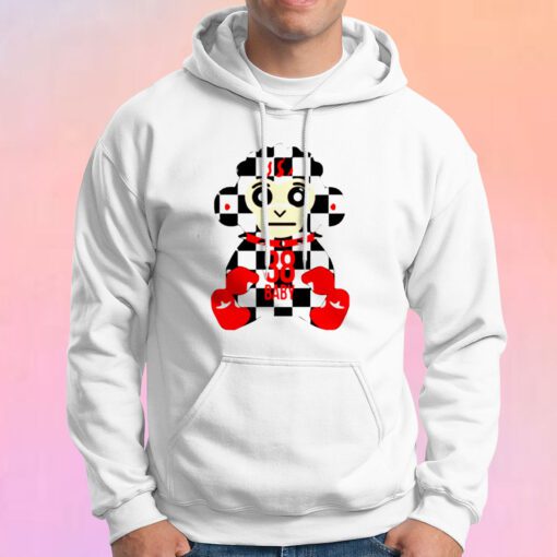 Never Broke Again 38 Baby Monkey Checkers Hoodie