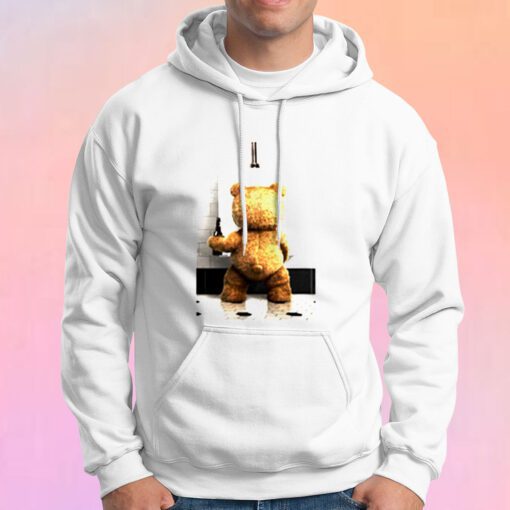 ORSO BEAR BEER BIANCO THE HAPPINESS Hoodie