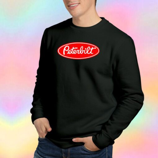 Peterbilt Trucks Red Logo tee Sweatshirt