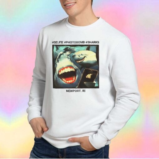 Photobomb Sharks Newport tee Sweatshirt