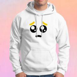 Pleading Face Emoji Hoodie