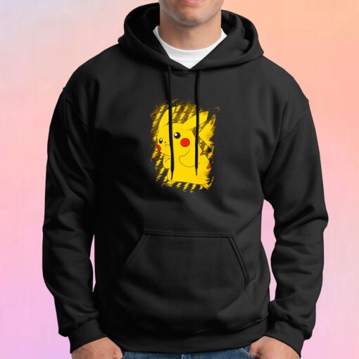 Pokemon Pikachu Brushy Graphic Hoodie